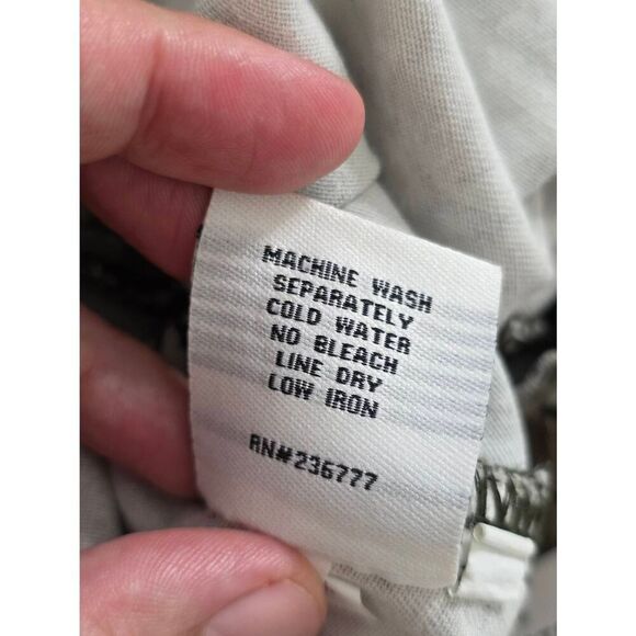 PTCL Camo Cargo Mini Skirt Size Large Front Zip Camouflage NEW - Picture 6 of 6